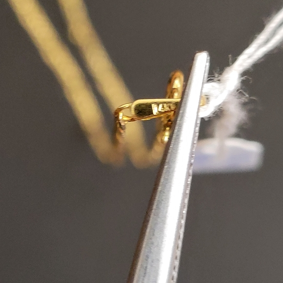 14k gold necklace 18 inch - Picture 6 of 6